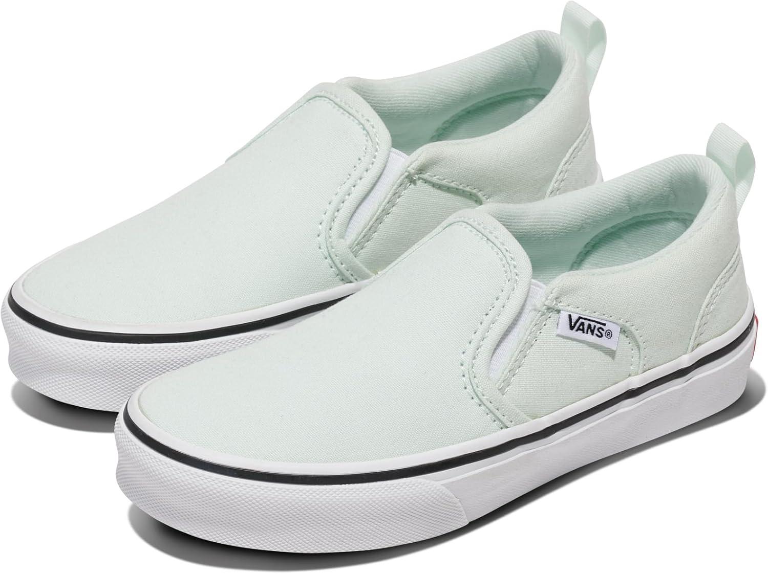 imageVans Girls Asher Slipon ShoeCanvas Hint of Mint