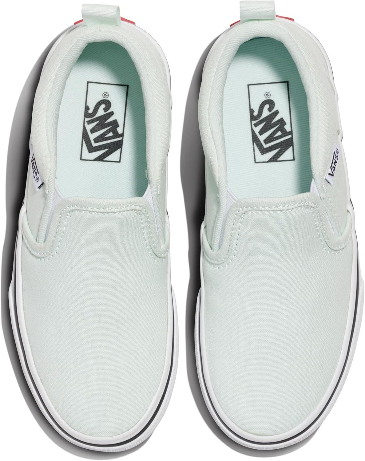 imageVans Girls Asher Slipon ShoeCanvas Hint of Mint