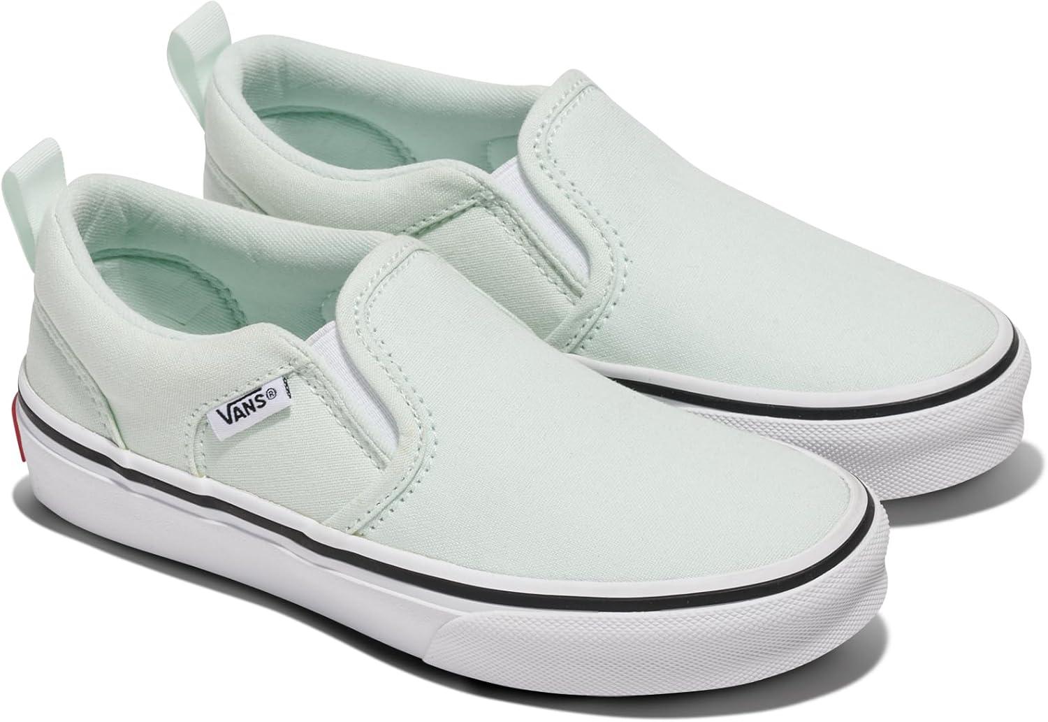imageVans Girls Asher Slipon ShoeCanvas Hint of Mint