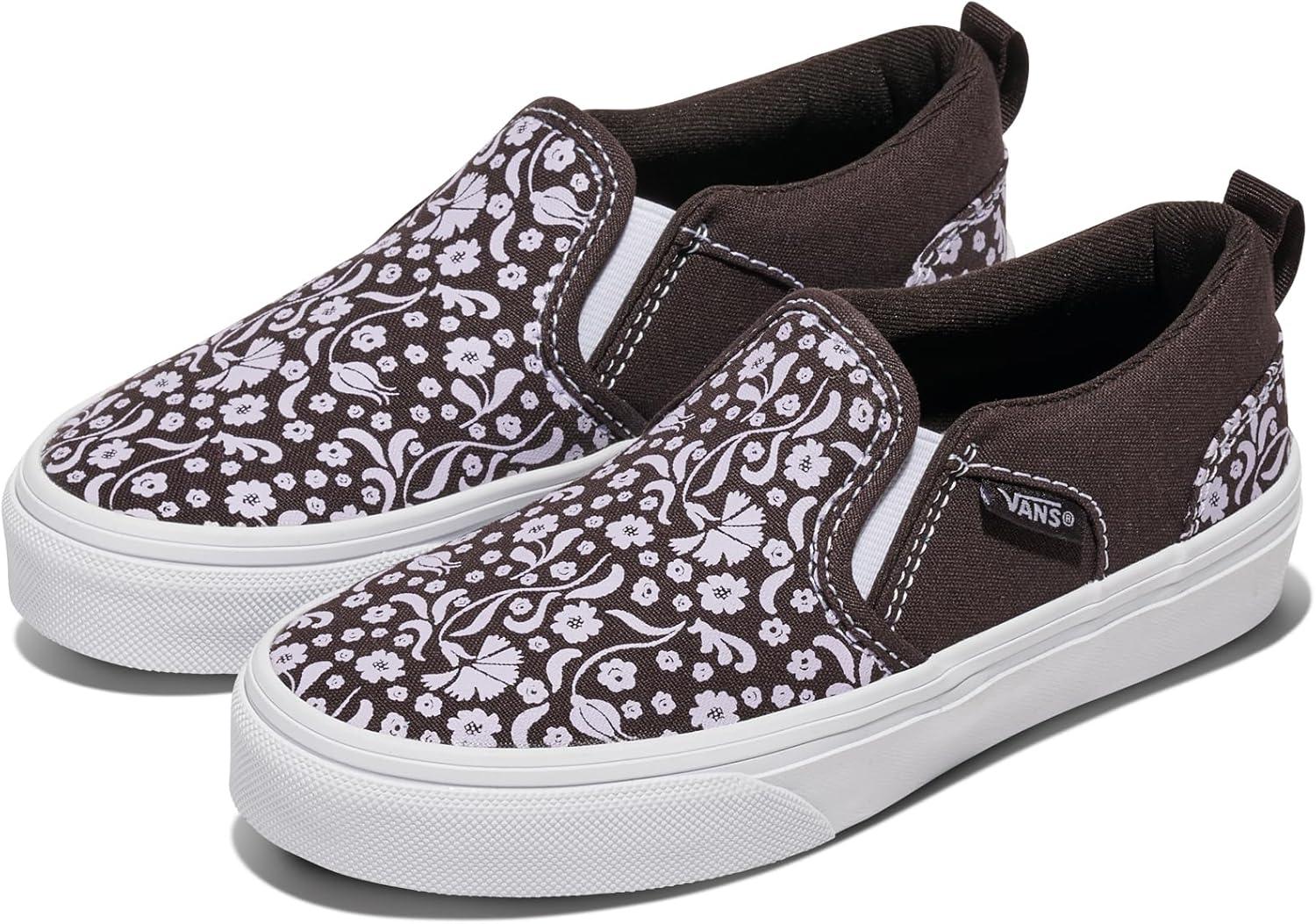 imageVans Girls Asher Slipon ShoeGreek Floral After Dark
