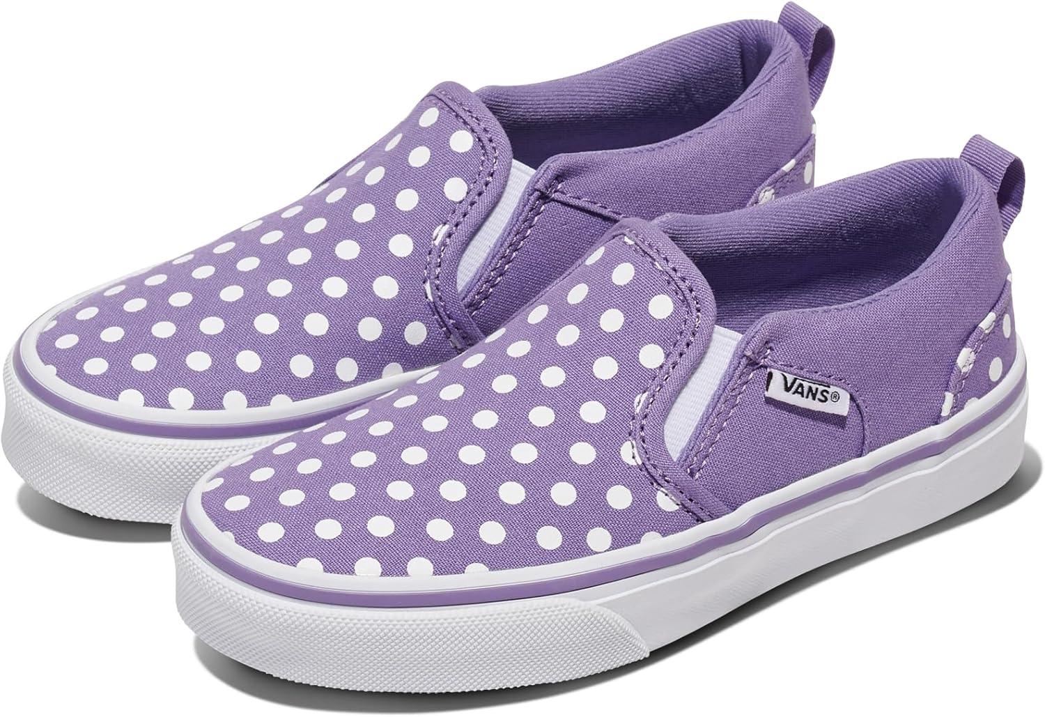 imageVans Girls Asher Slipon ShoePolka Dots Purple Haze