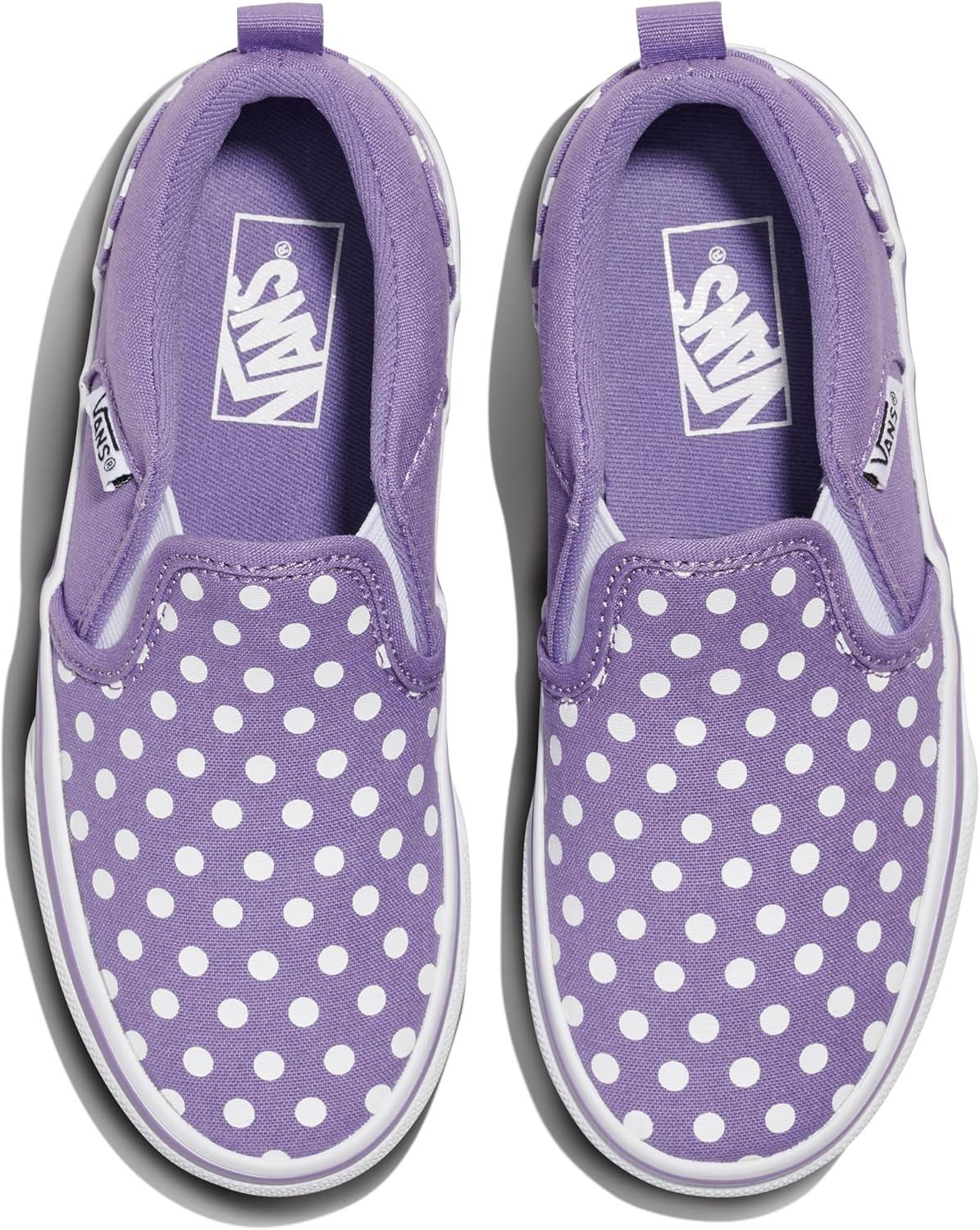 imageVans Girls Asher Slipon ShoePolka Dots Purple Haze