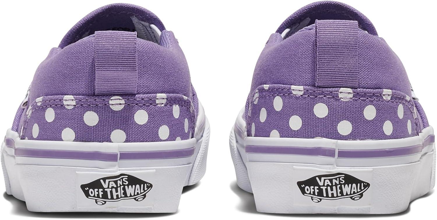 imageVans Girls Asher Slipon ShoePolka Dots Purple Haze