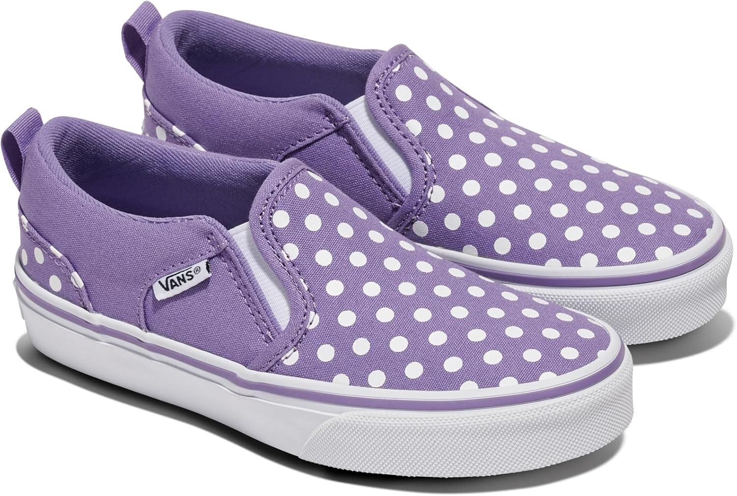 imageVans Girls Asher Slipon ShoePolka Dots Purple Haze