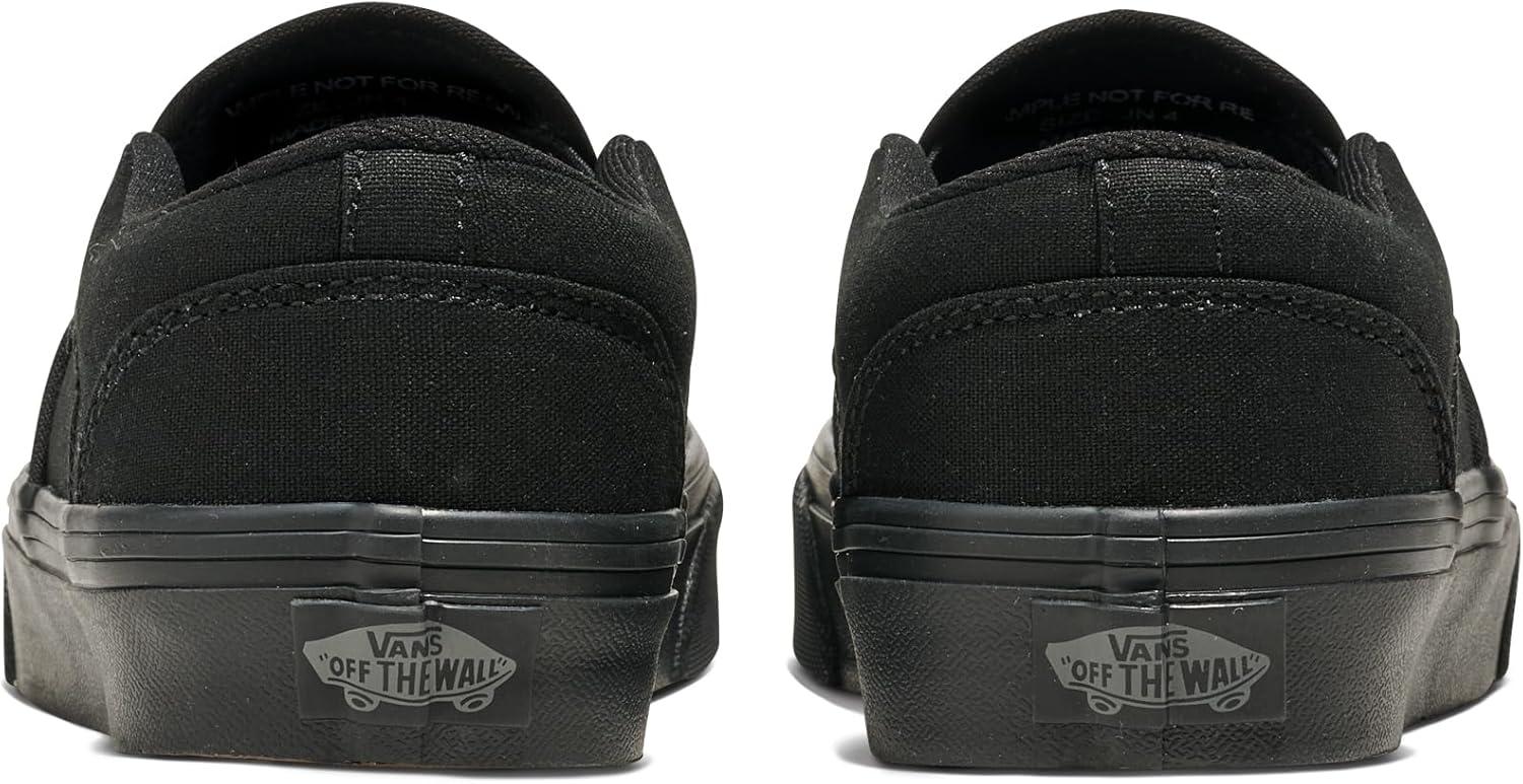 imageVans Kids Asher Low Top ShoeCanvas BlackBlack