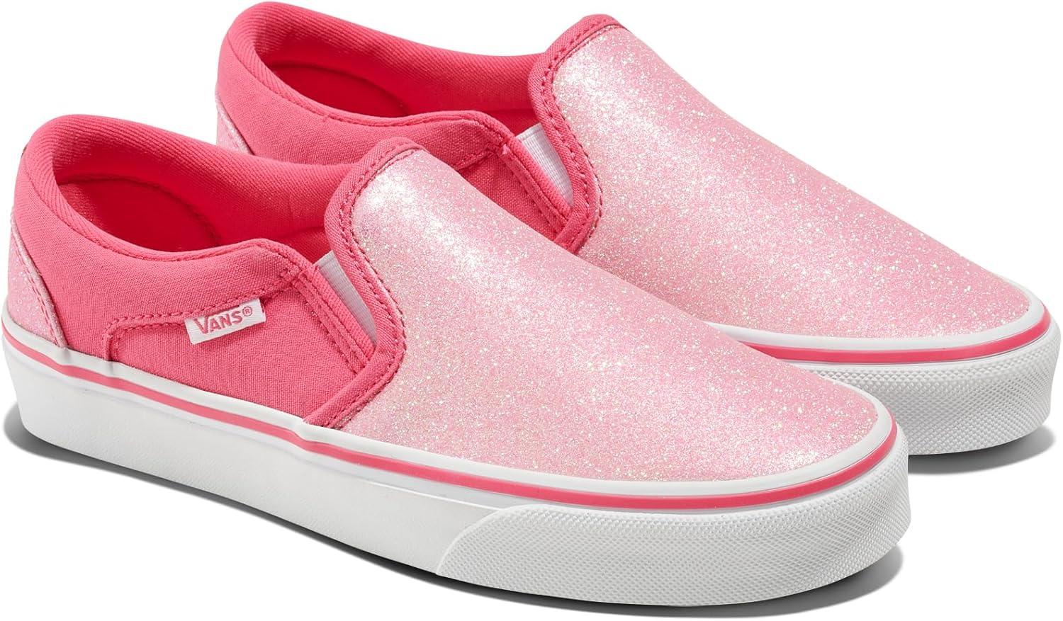 imageVans Kids Asher Low Top ShoeGlitter Candied Pink