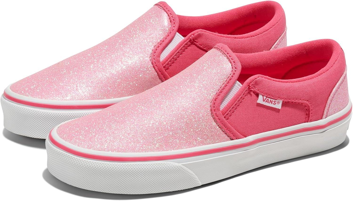 imageVans Kids Asher Low Top ShoeGlitter Candied Pink