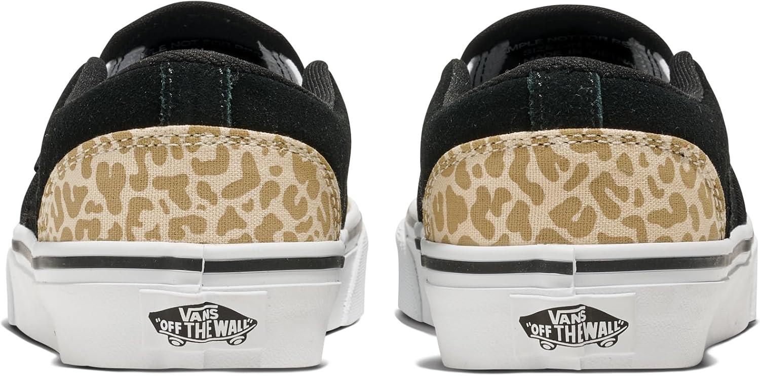 imageVans Kids Asher Low Top ShoeLeopard Black