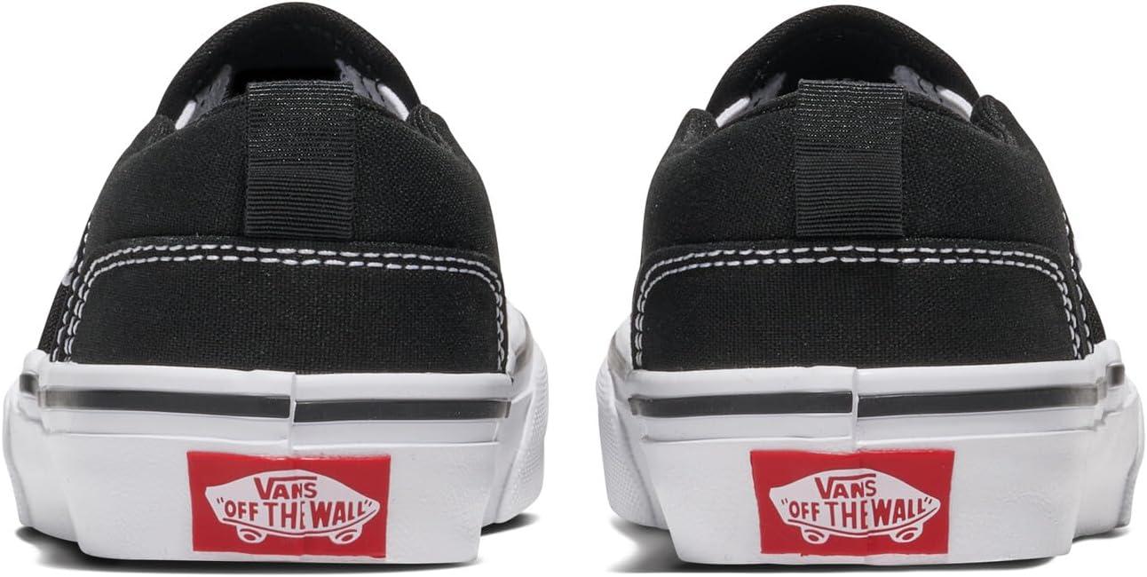 imageVans Kids Asher Slipon ShoeCanvas BlackWhite