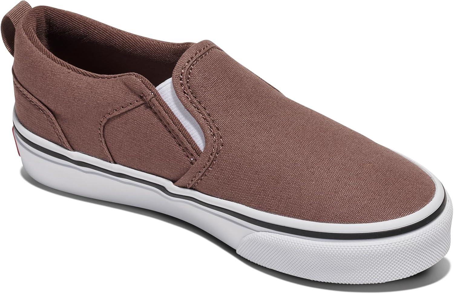 imageVans Kids Asher Slipon ShoeCanvas Deep Taupe