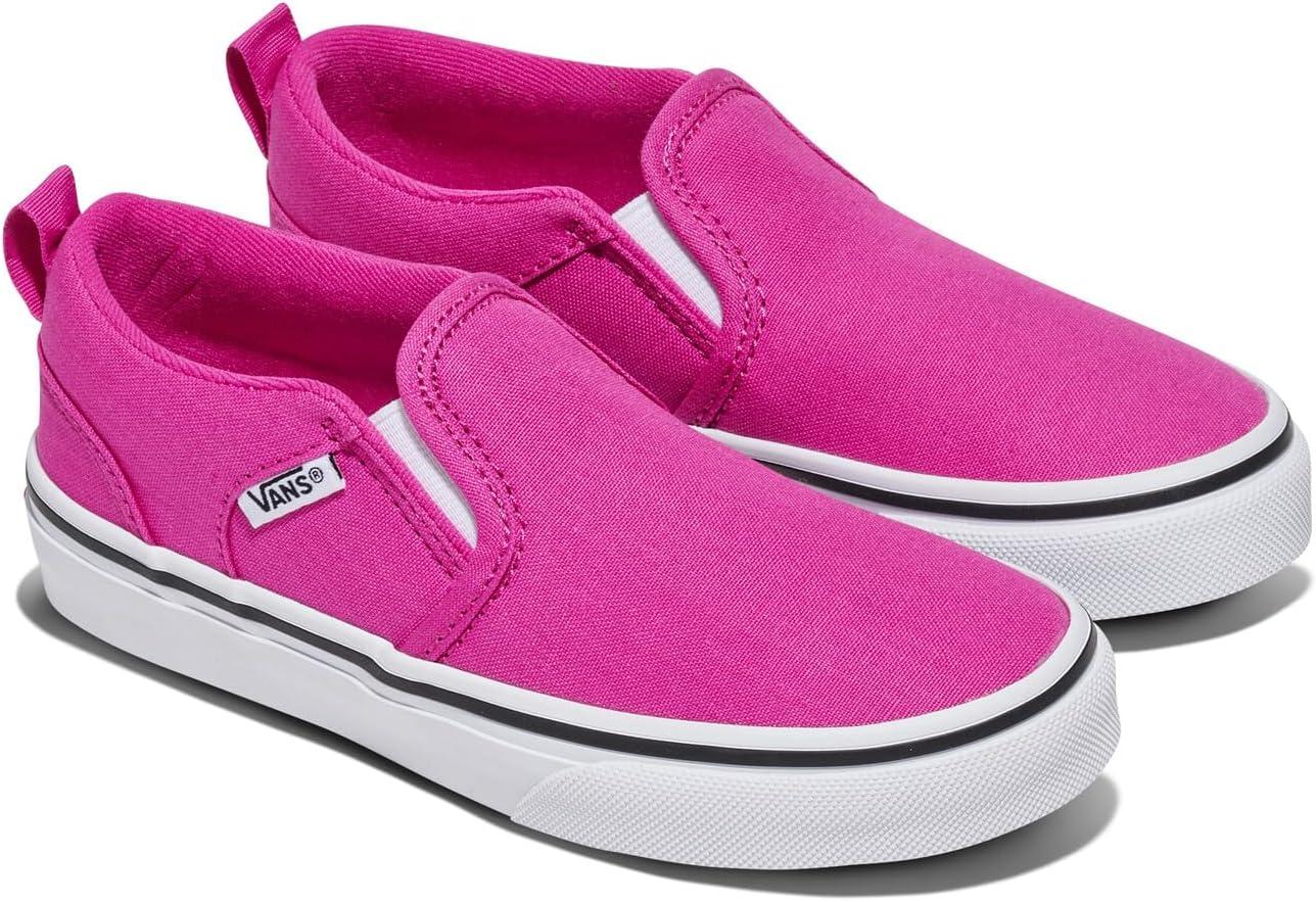 imageVans Kids Asher Slipon ShoeCanvas Raspberry Rose