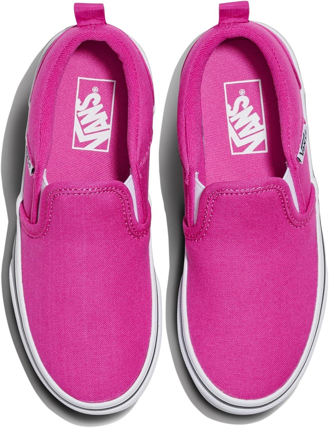 imageVans Kids Asher Slipon ShoeCanvas Raspberry Rose