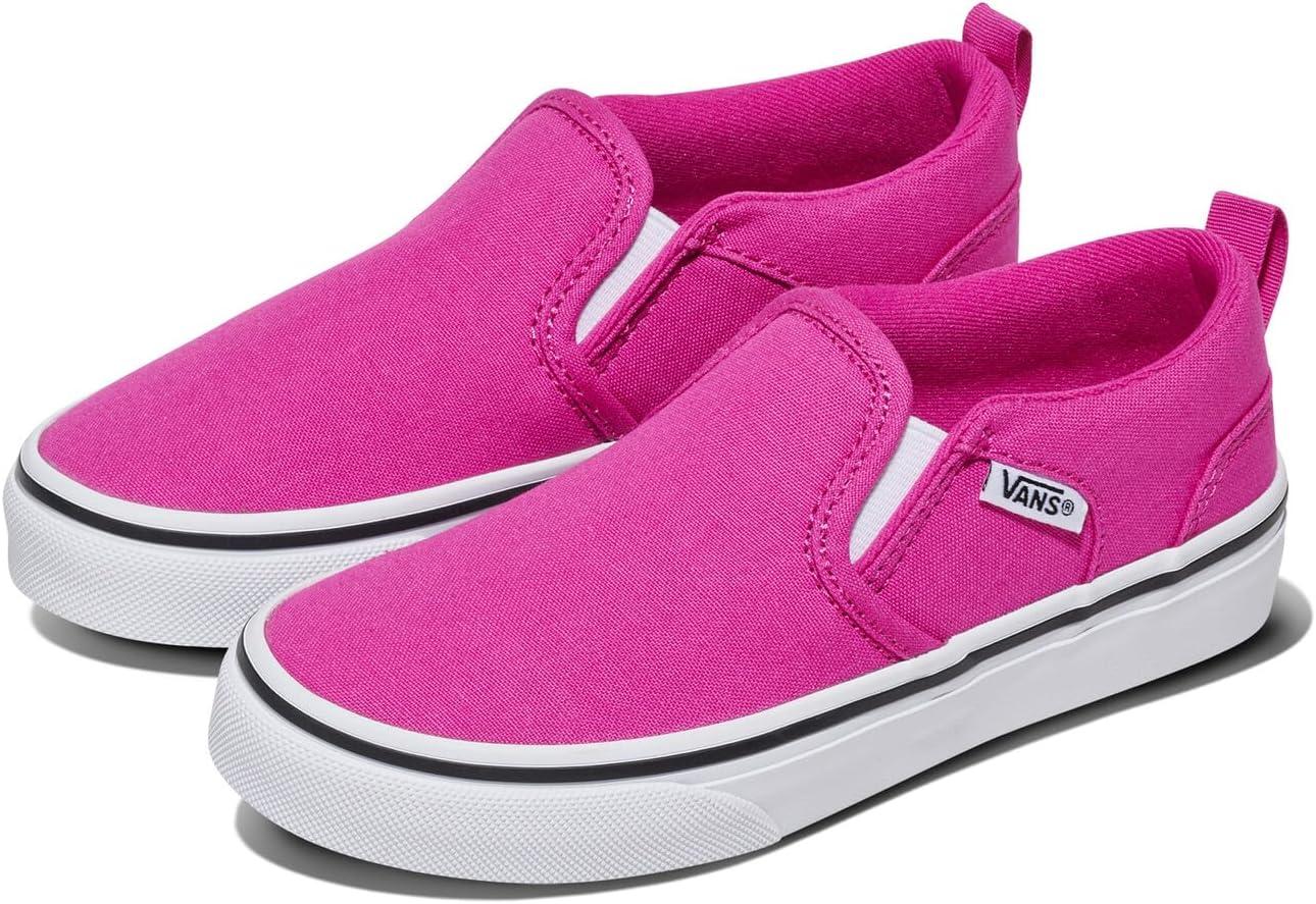 imageVans Kids Asher Slipon ShoeCanvas Raspberry Rose