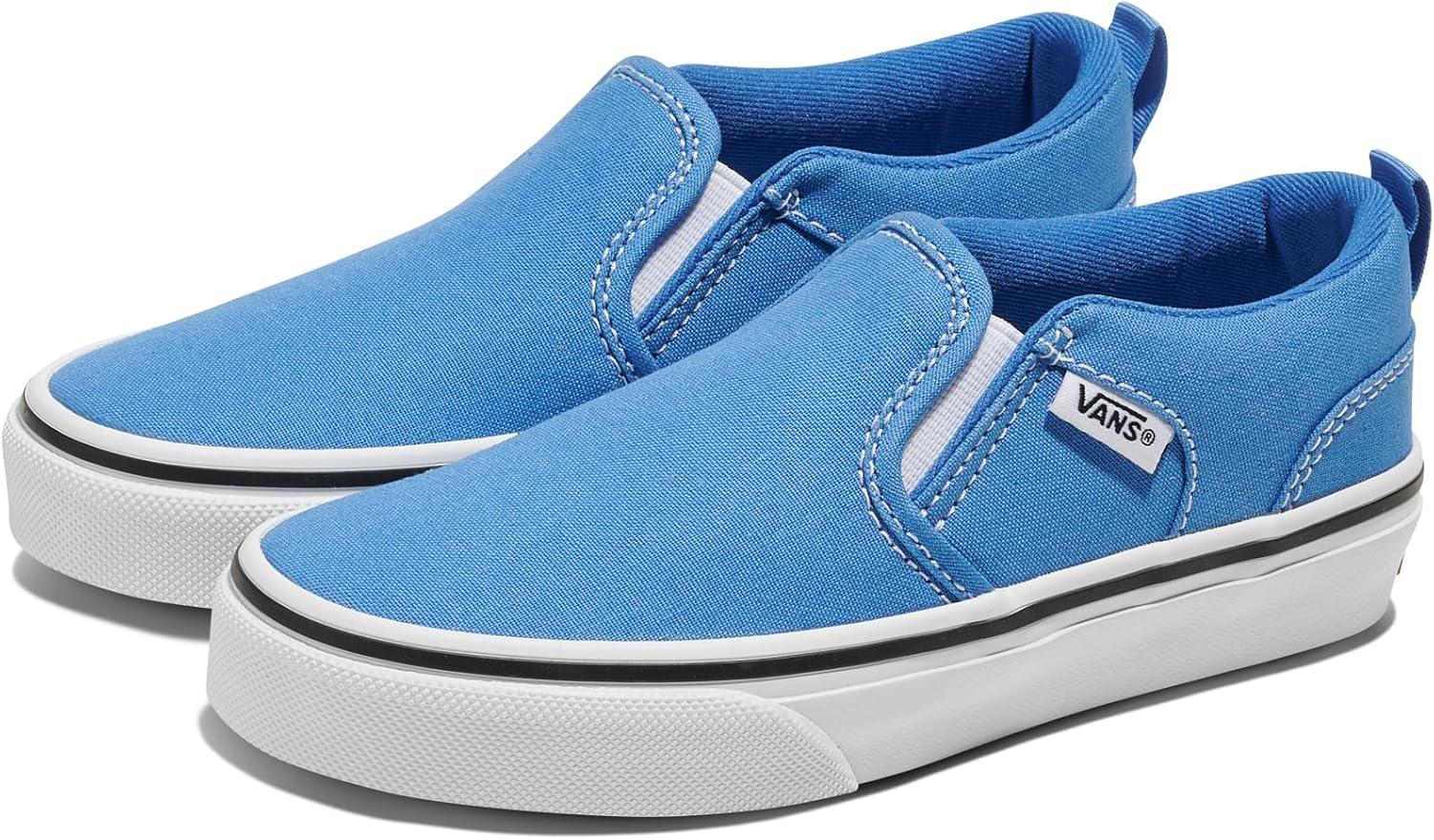 imageVans Kids Asher Slipon ShoeCanvas Vintage Cobalt