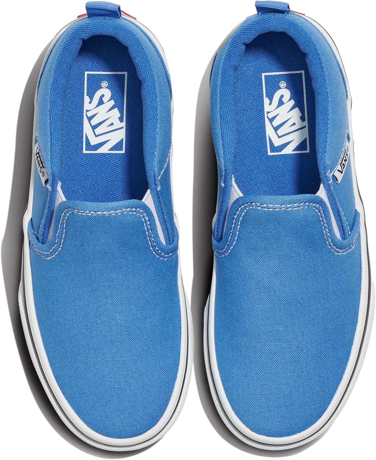 imageVans Kids Asher Slipon ShoeCanvas Vintage Cobalt