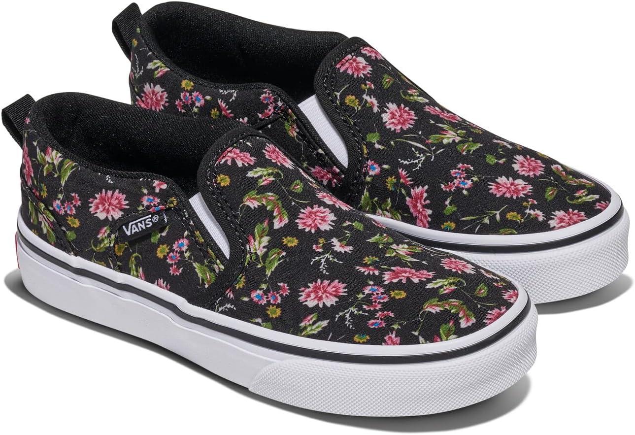 imageVans Kids Asher Slipon ShoeDark Floral Black