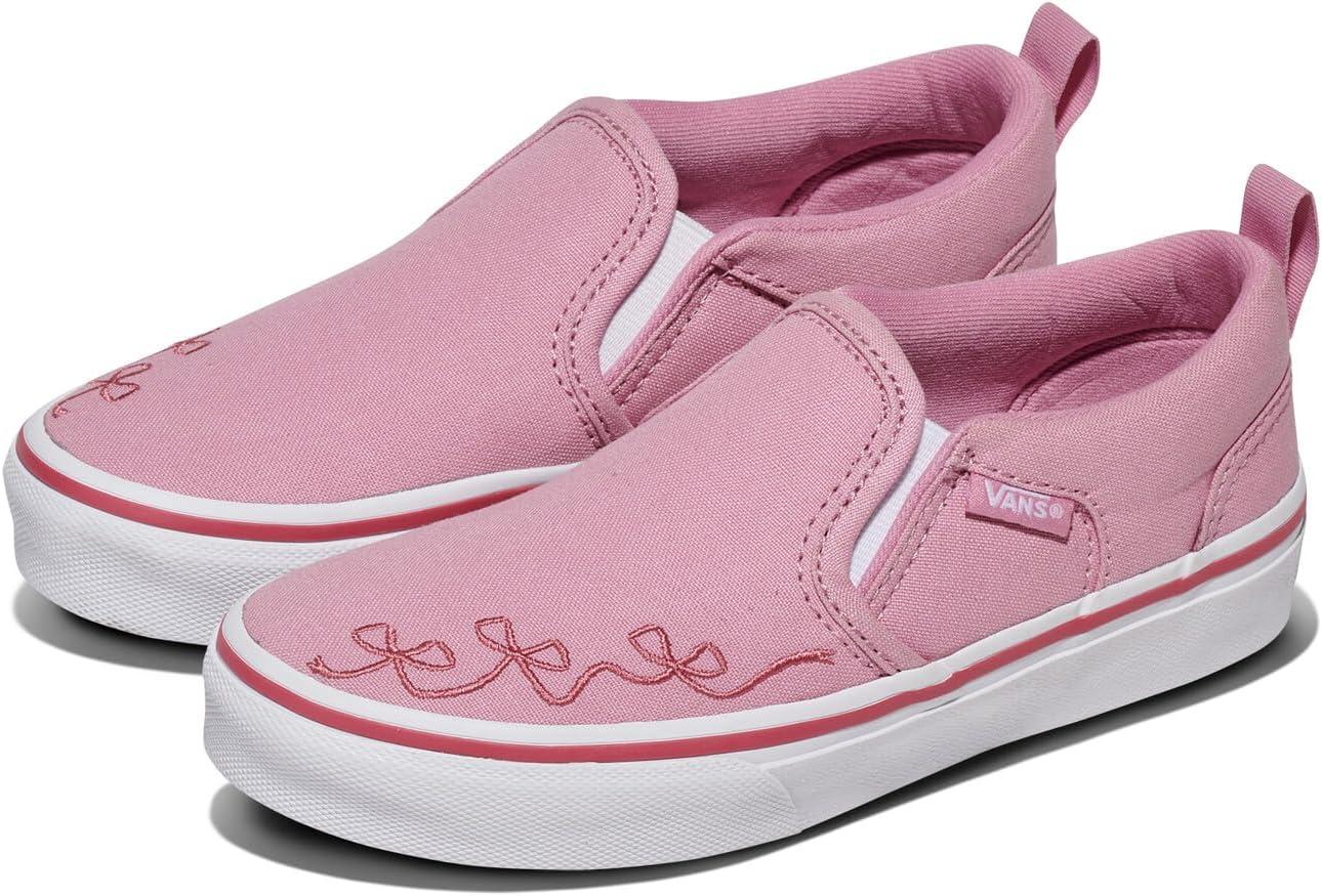imageVans Kids Asher Slipon ShoeEmbroidery Pink Dawn
