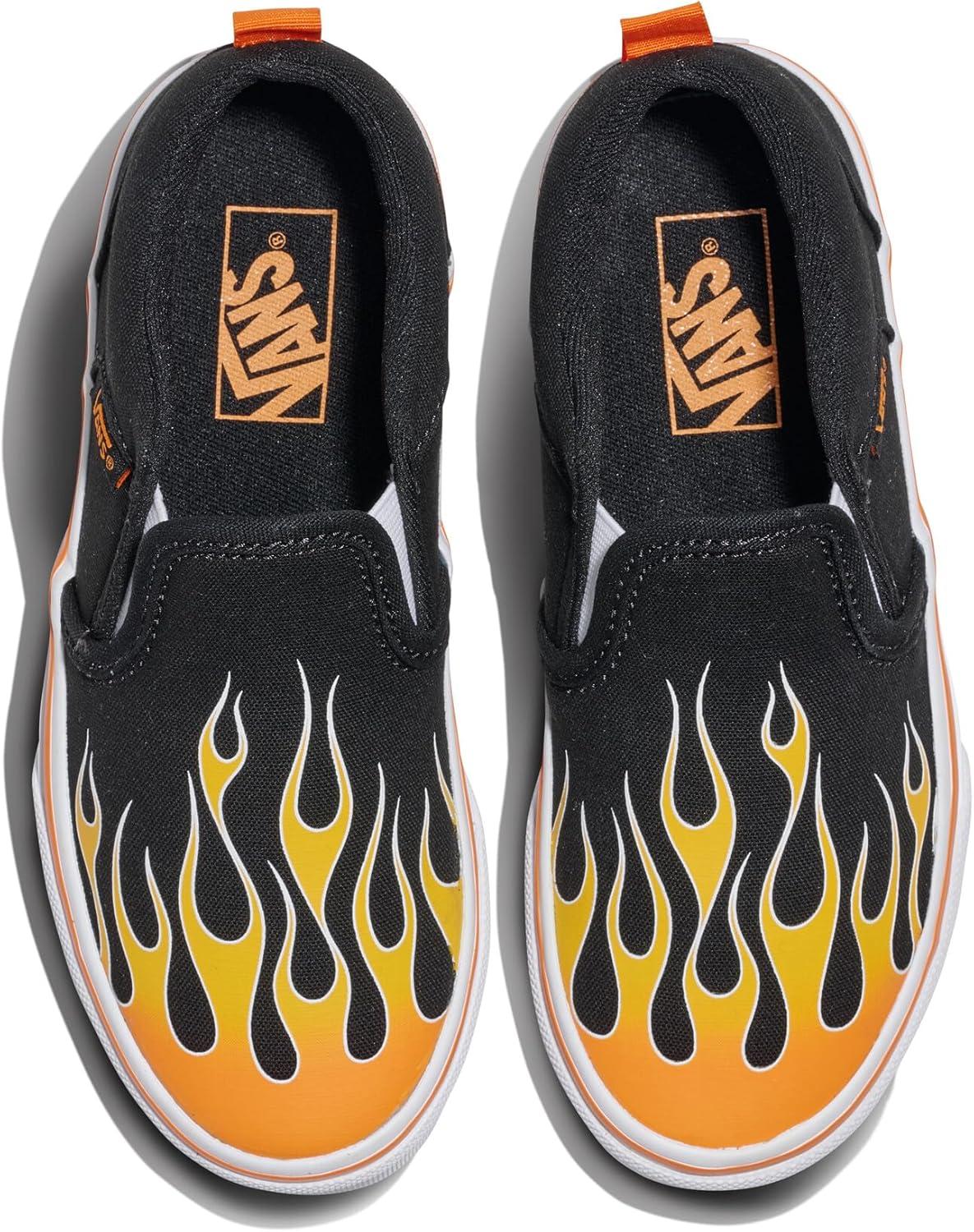 imageVans Kids Asher Slipon ShoeFlame Black