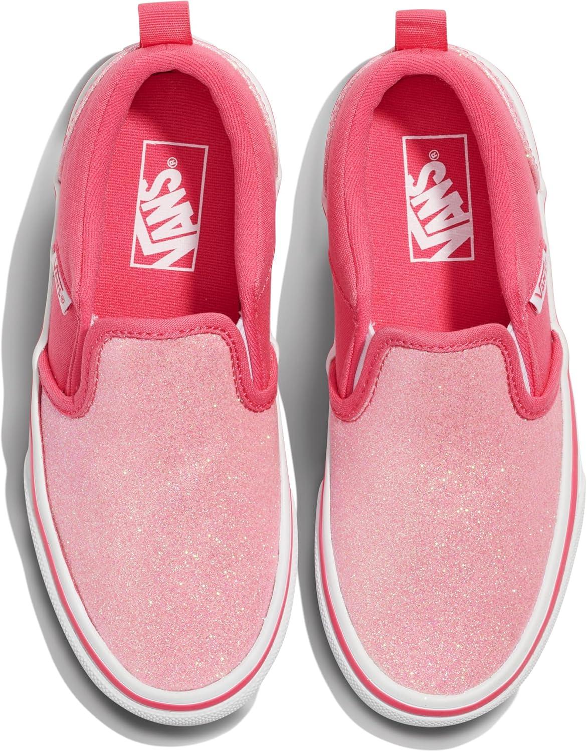 imageVans Kids Asher Slipon ShoeGlitter Candied Pink