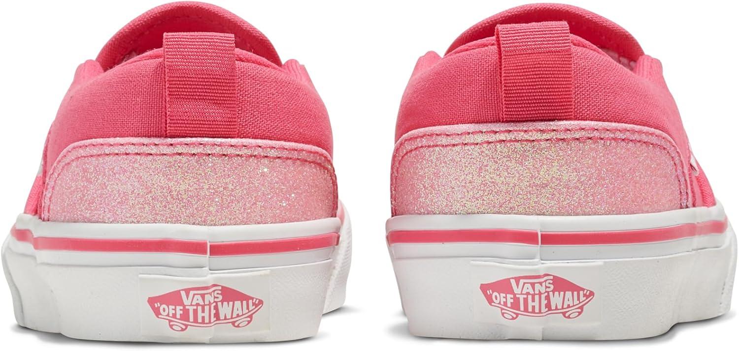 imageVans Kids Asher Slipon ShoeGlitter Candied Pink