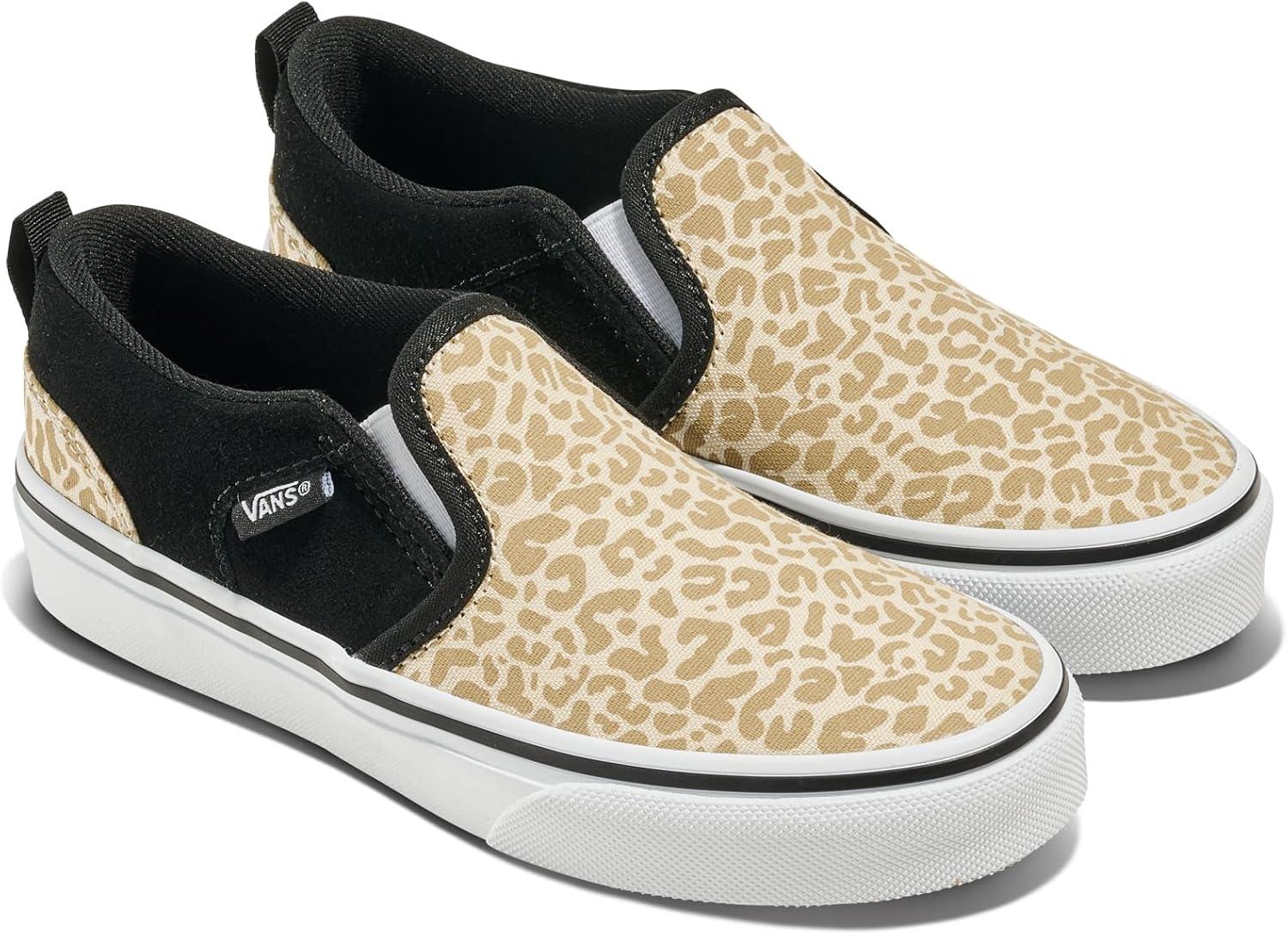 imageVans Kids Asher Slipon ShoeLeopard Black