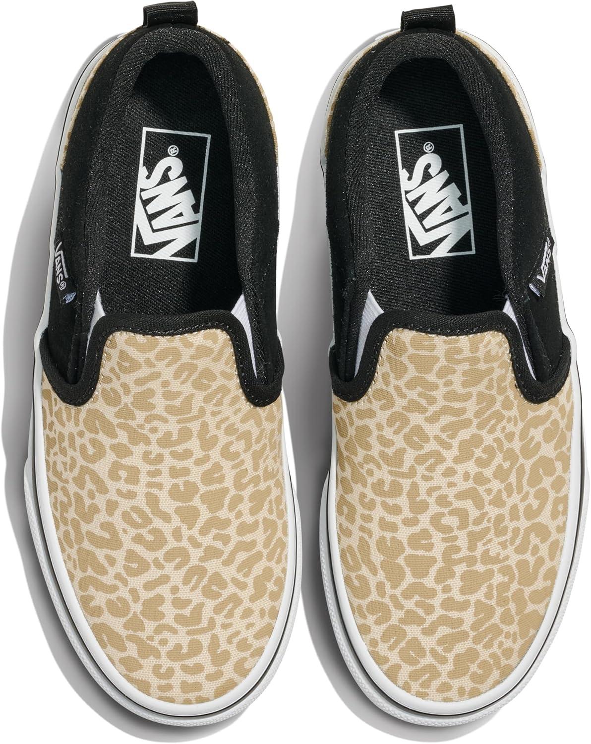 imageVans Kids Asher Slipon ShoeLeopard Black