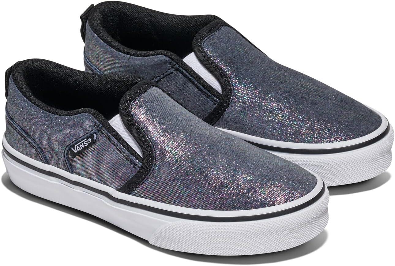 imageVans Kids Asher Slipon ShoeShimmer Black