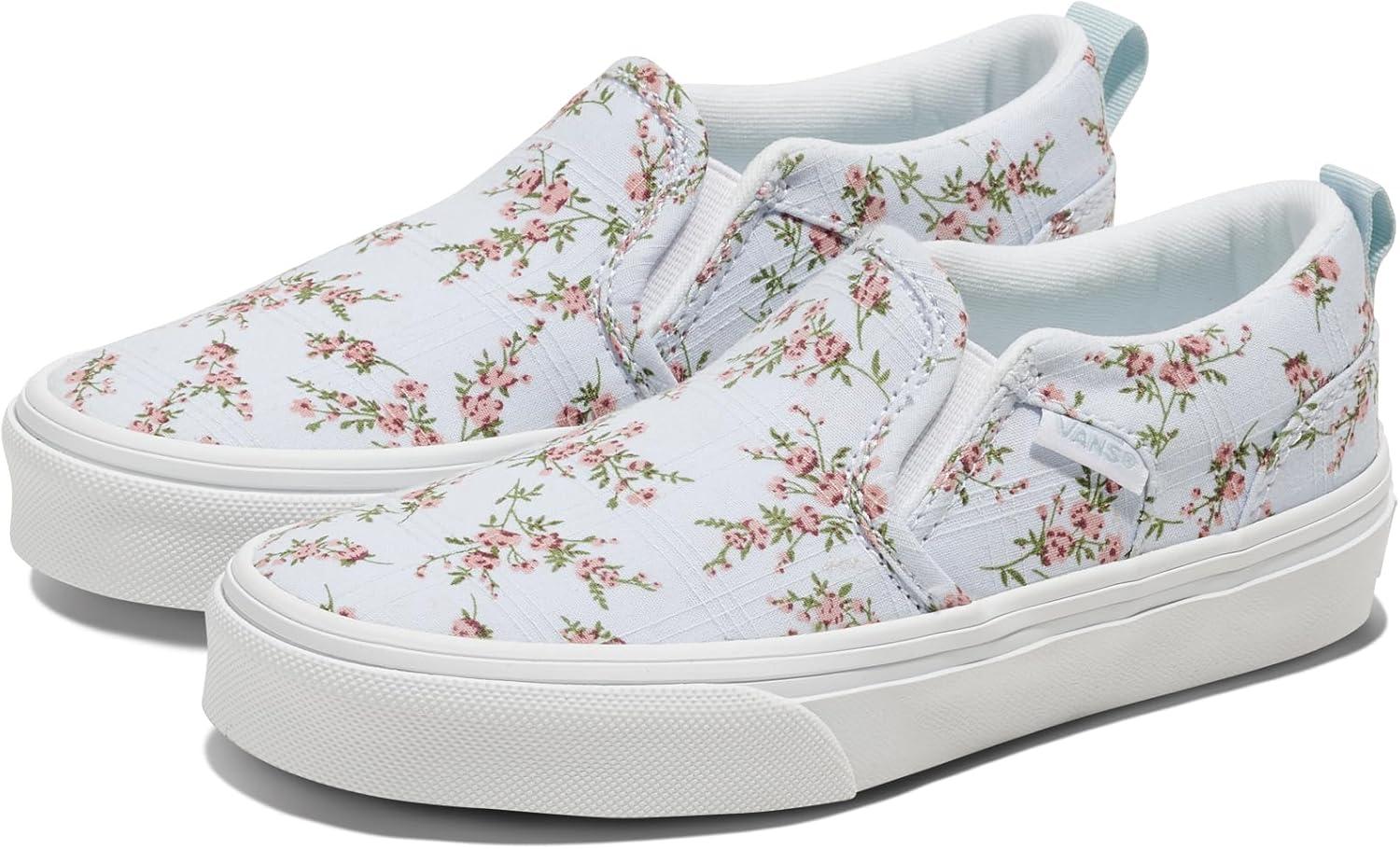 imageVans Kids Asher Slipon ShoeSweet Floral Dawn Mist