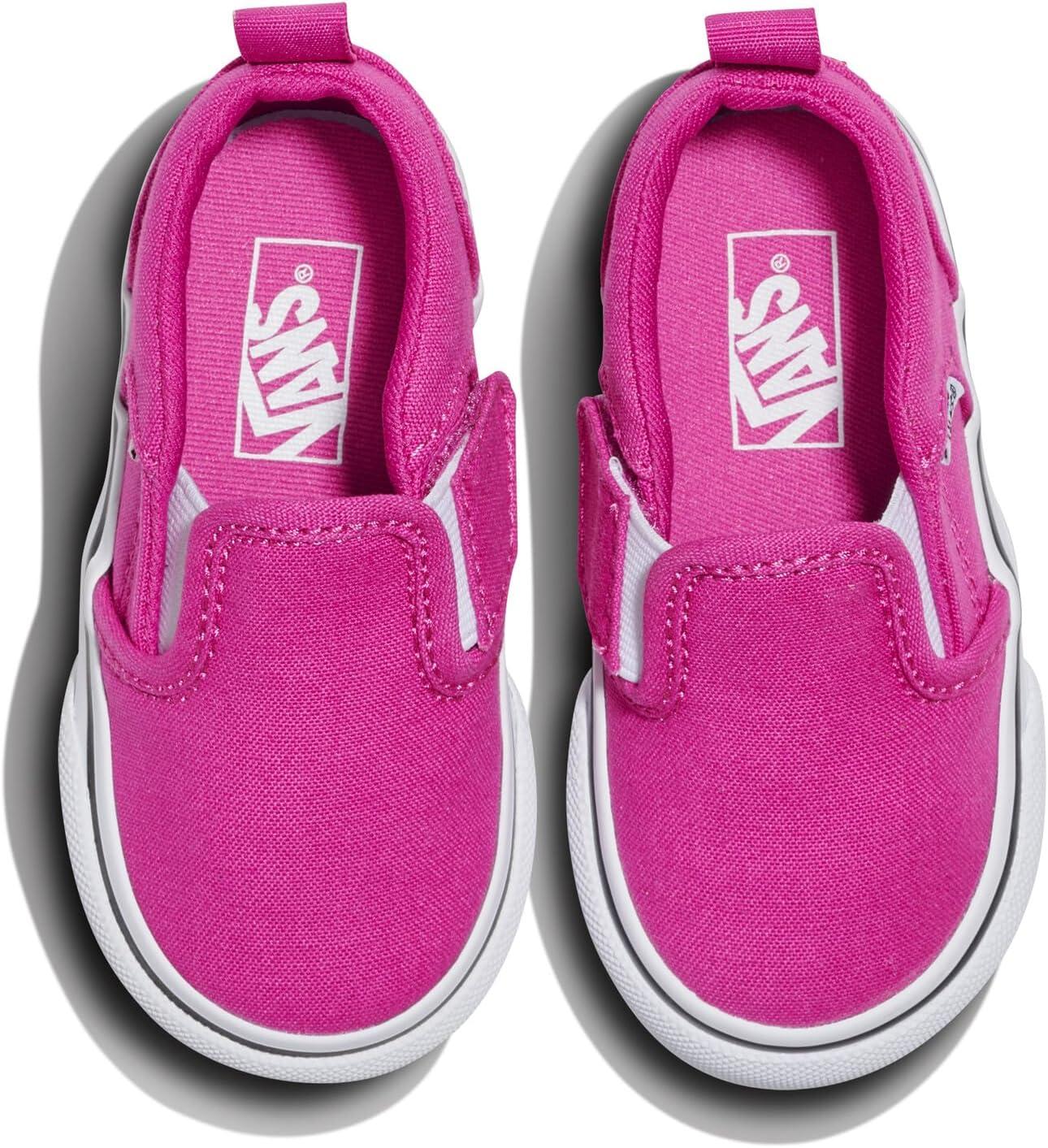 imageVans Kids Asher V Slipon ShoeCanvas Raspberry Rose