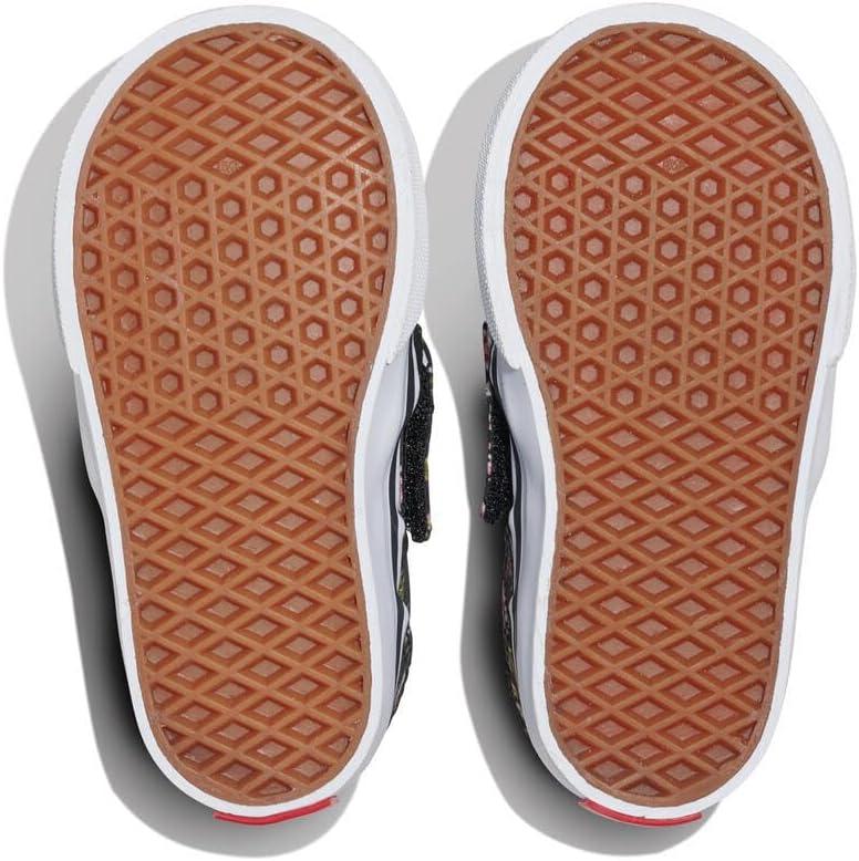 imageVans Kids Asher V Slipon ShoeDark Floral Black
