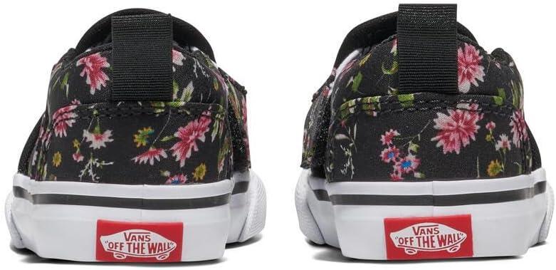 imageVans Kids Asher V Slipon ShoeDark Floral Black