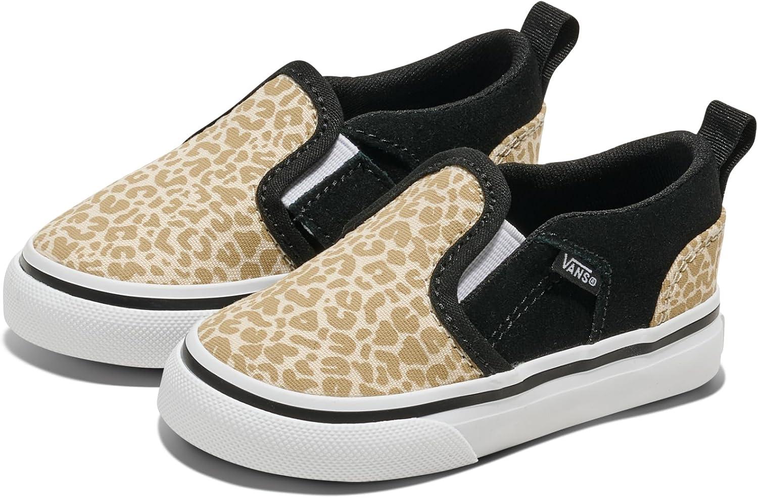 imageVans Kids Asher V Slipon ShoeLeopard Black
