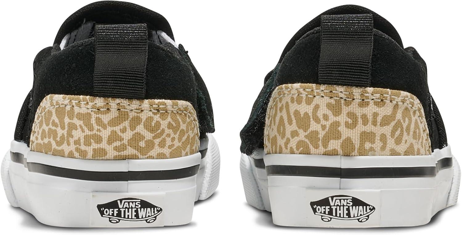 imageVans Kids Asher V Slipon ShoeLeopard Black