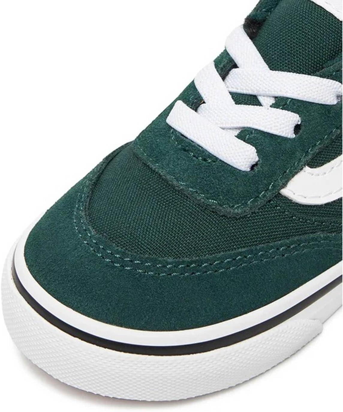 imageVans Kids Atwood Slipon ShoeSuedeCanvas Emerald