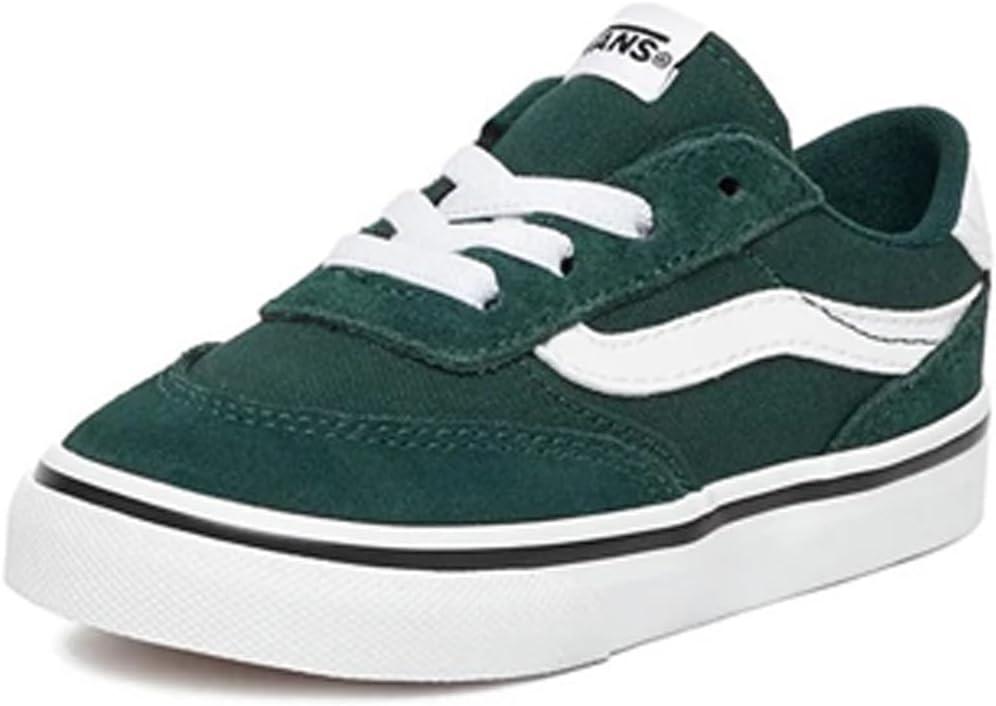 imageVans Kids Atwood Slipon ShoeSuedeCanvas Emerald