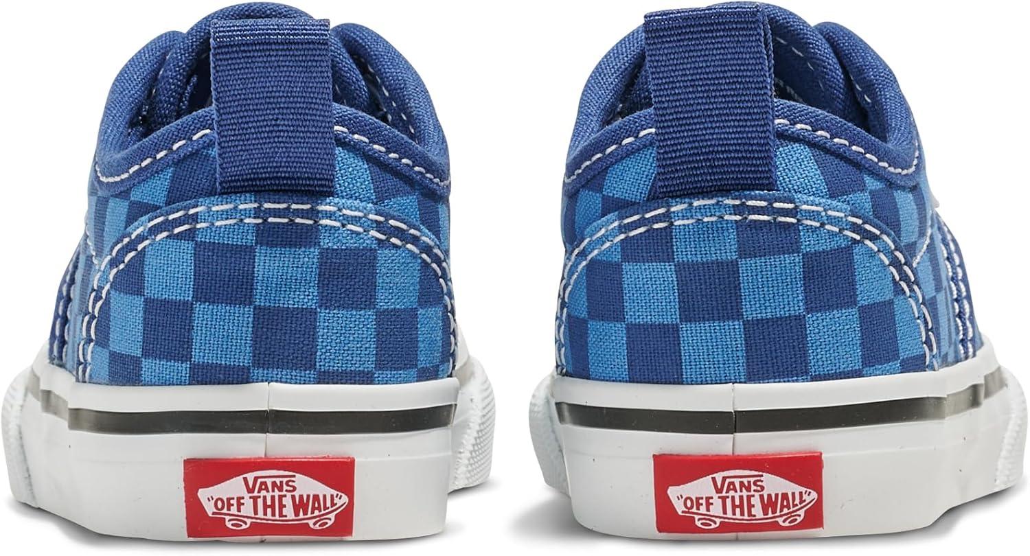 imageVans Kids Atwood Slipon ShoeTonal Check True Blue