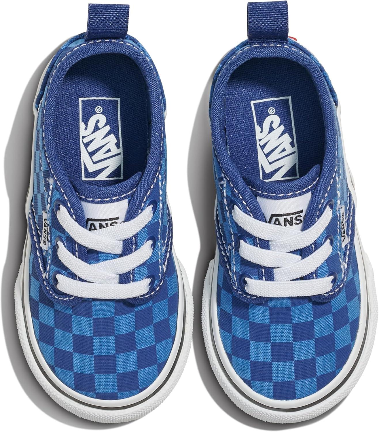 imageVans Kids Atwood Slipon ShoeTonal Check True Blue
