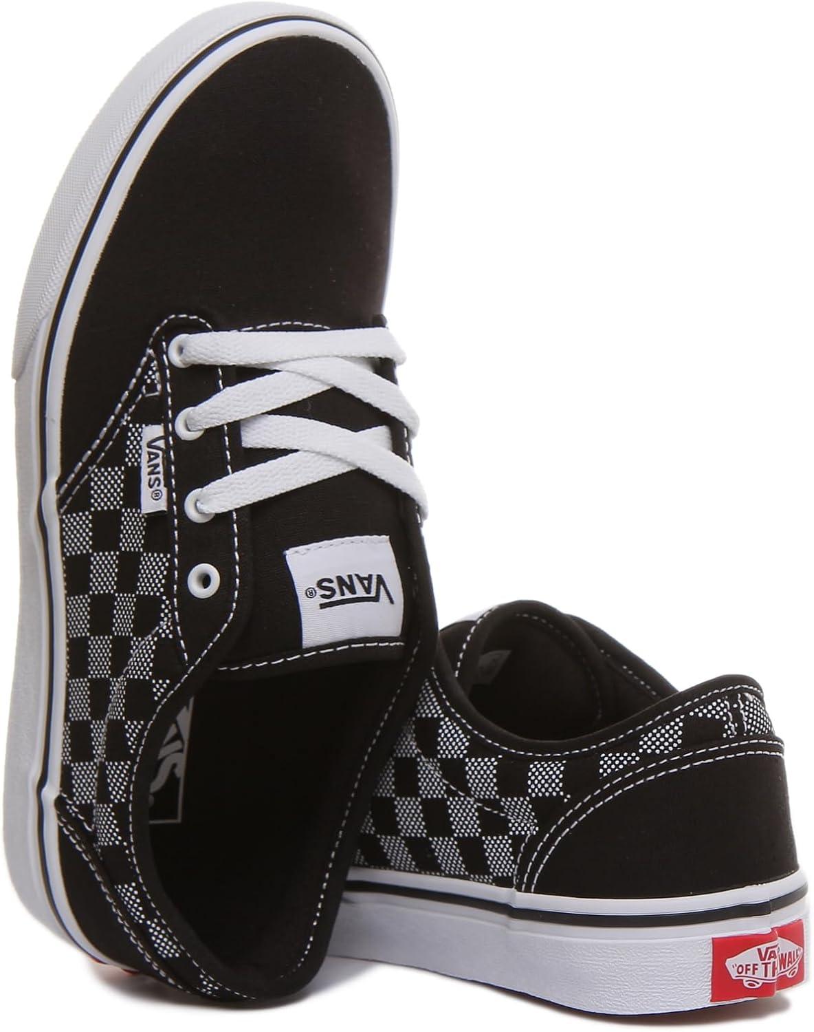 imageVans Kids Atwood SneakersChecker Dot Black White