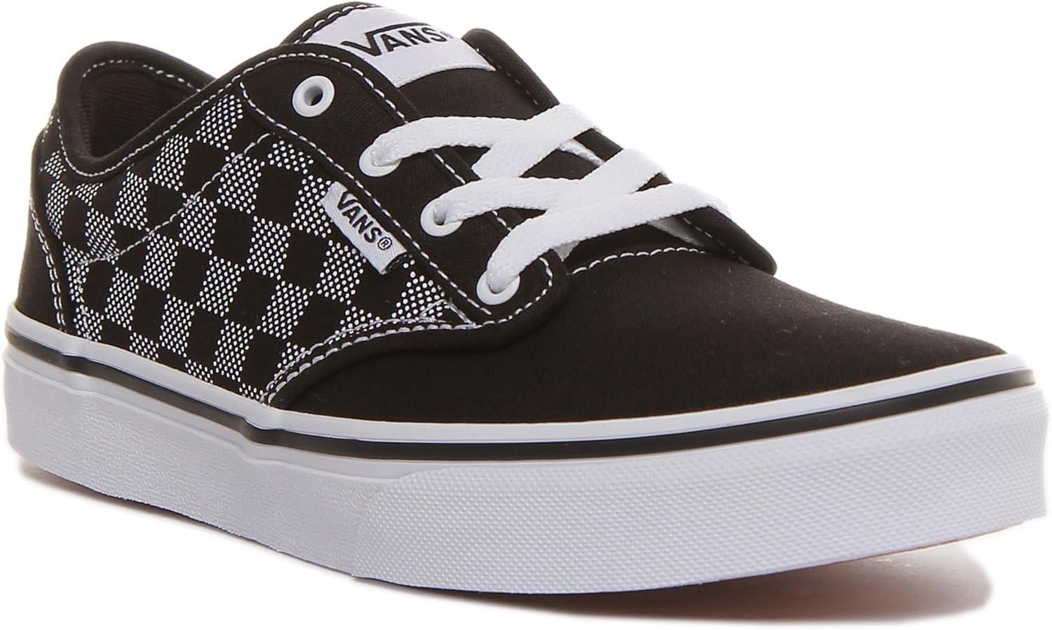 imageVans Kids Atwood SneakersChecker Dot Black White