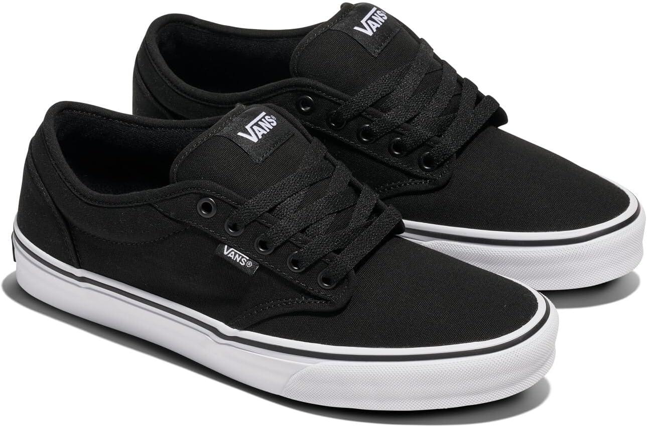 imageVans Mens Atwood SneakerCanvas BlackWhite