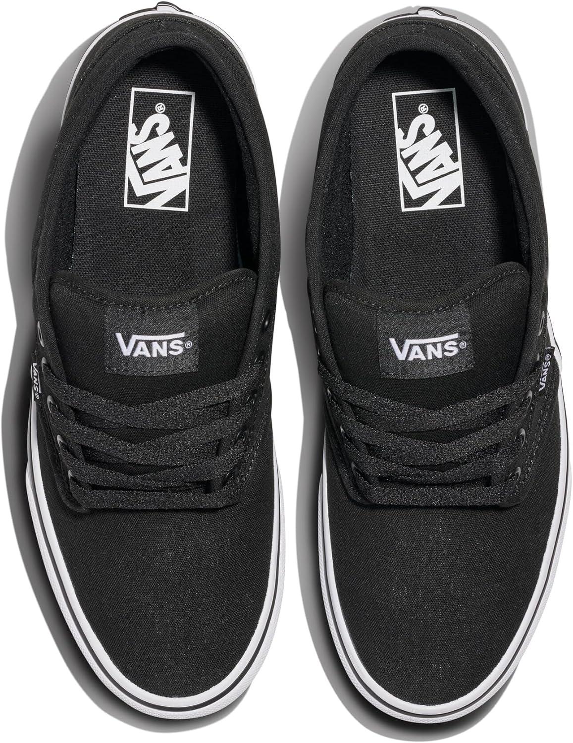 imageVans Mens Atwood SneakerCanvas BlackWhite