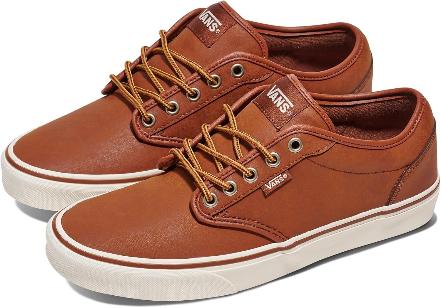 imageVans Mens Atwood SneakerLeather BrownMashmallow