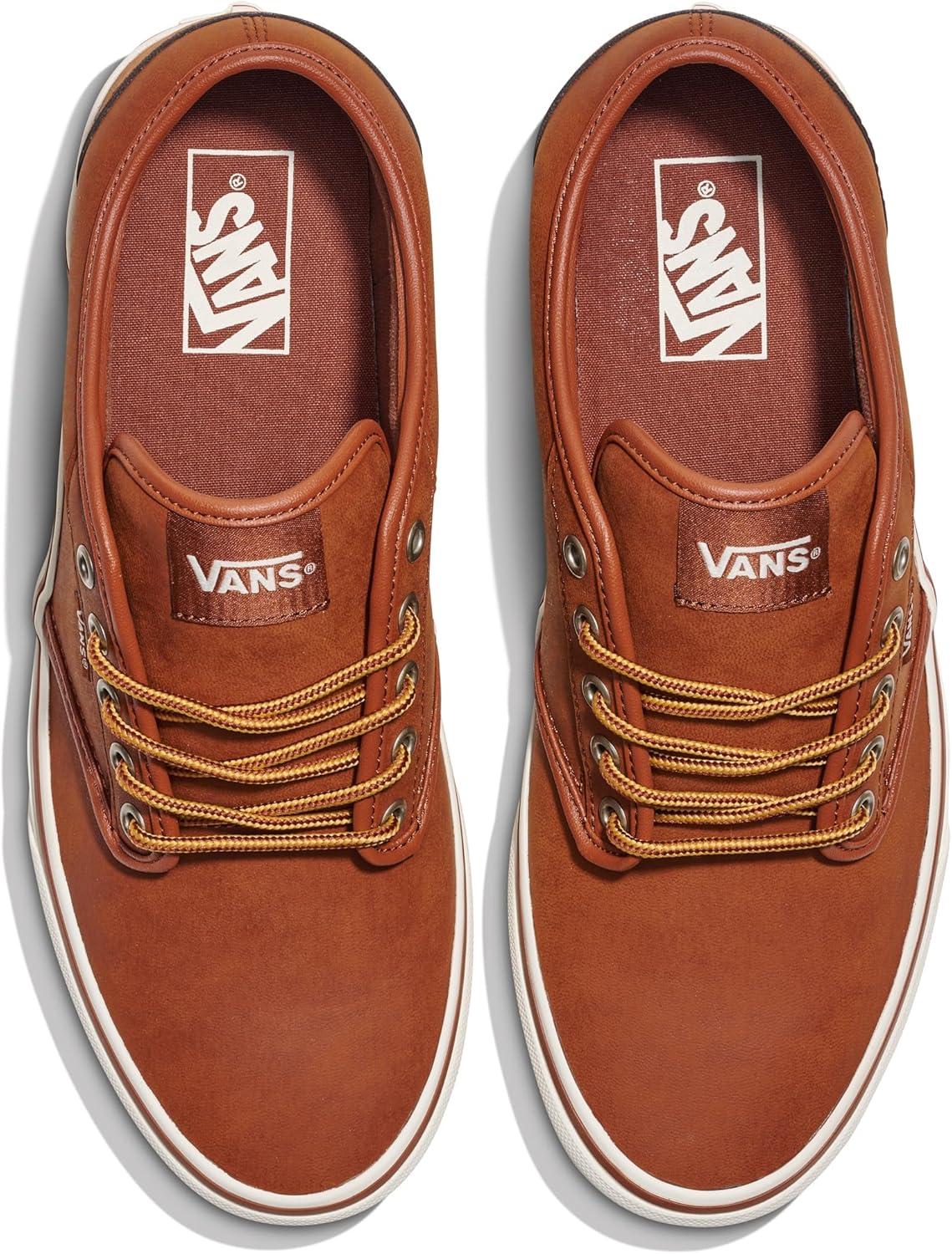 imageVans Mens Atwood SneakerLeather BrownMashmallow