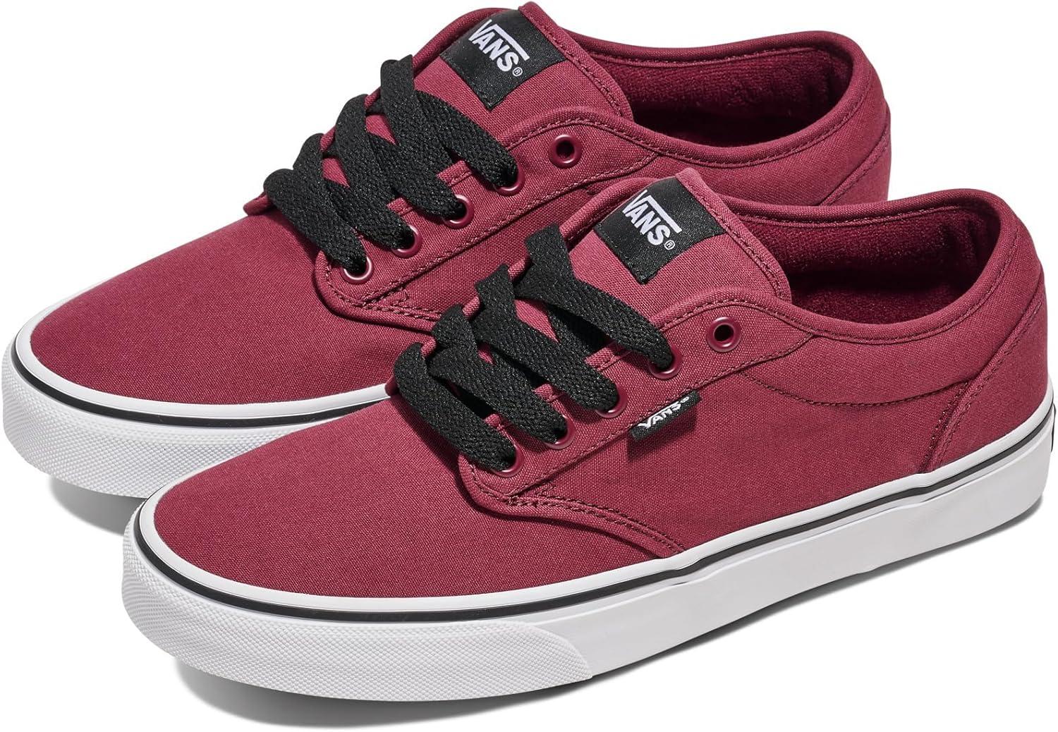 imageVans Mens Atwood SneakerWhite Canvas Oxblood White