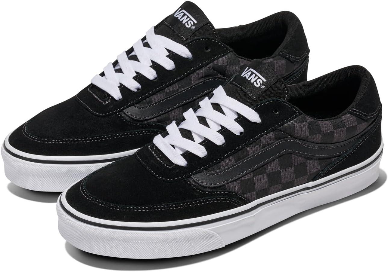 imageVans Mens Brooklyn LSCheckerboard BlackAsphalt