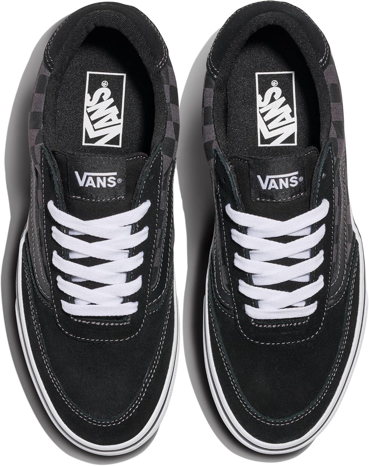 imageVans Mens Brooklyn LSCheckerboard BlackAsphalt