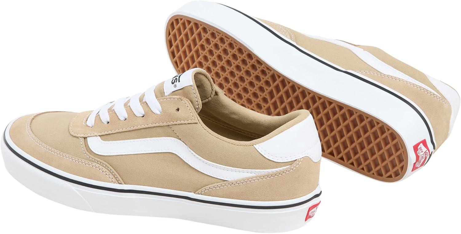 imageVans Mens Brooklyn LSSuede Canvas Beige Incense