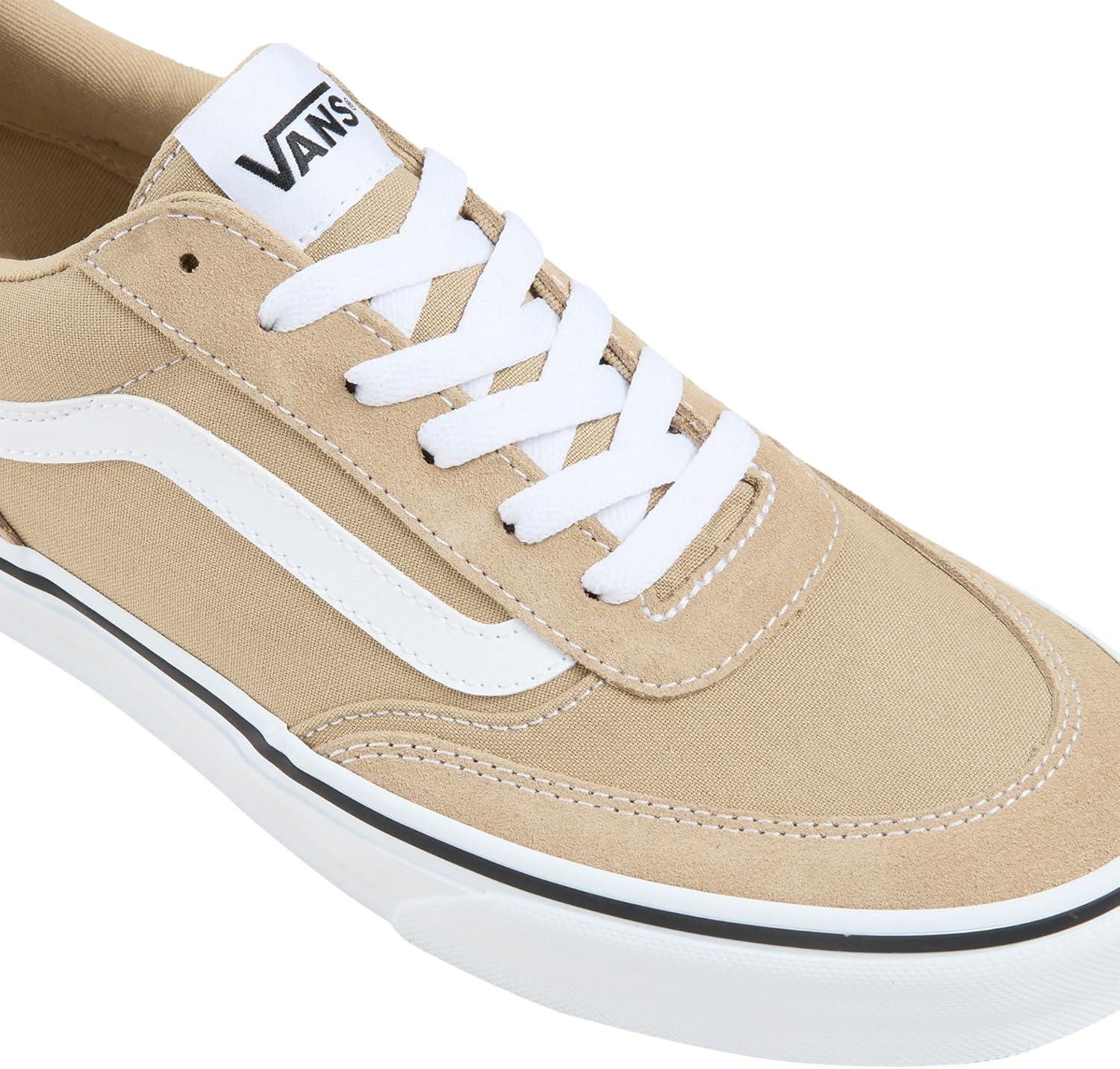 imageVans Mens Brooklyn LSSuede Canvas Beige Incense