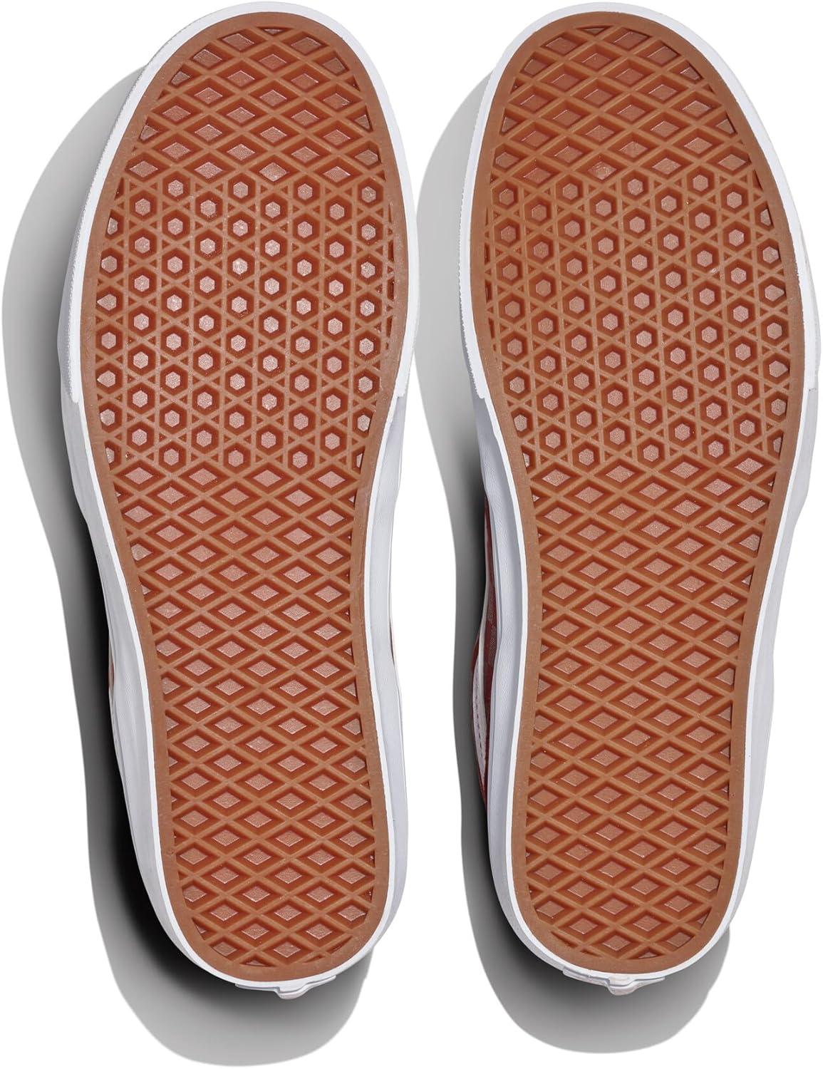 imageVans Mens Brooklyn LSTonal Check Brick Red