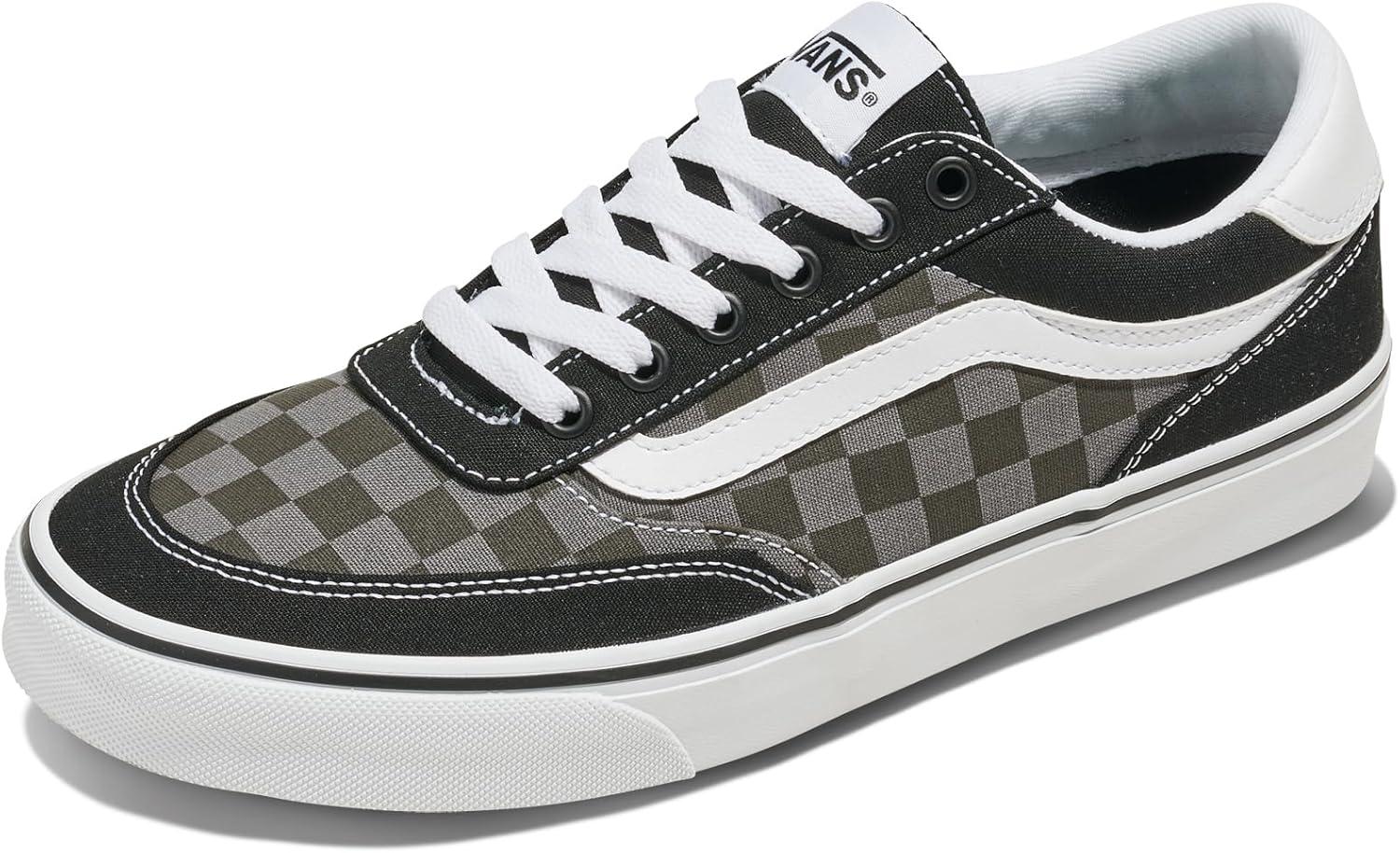imageVans Mens Brooklyn LSTonal Check Faded Black